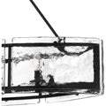 QUOIZEL, FORTRESS ISLAND CHANDELIER, LINEAR LIGHT