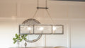 QUOIZEL, FORTRESS ISLAND CHANDELIER, LINEAR LIGHT