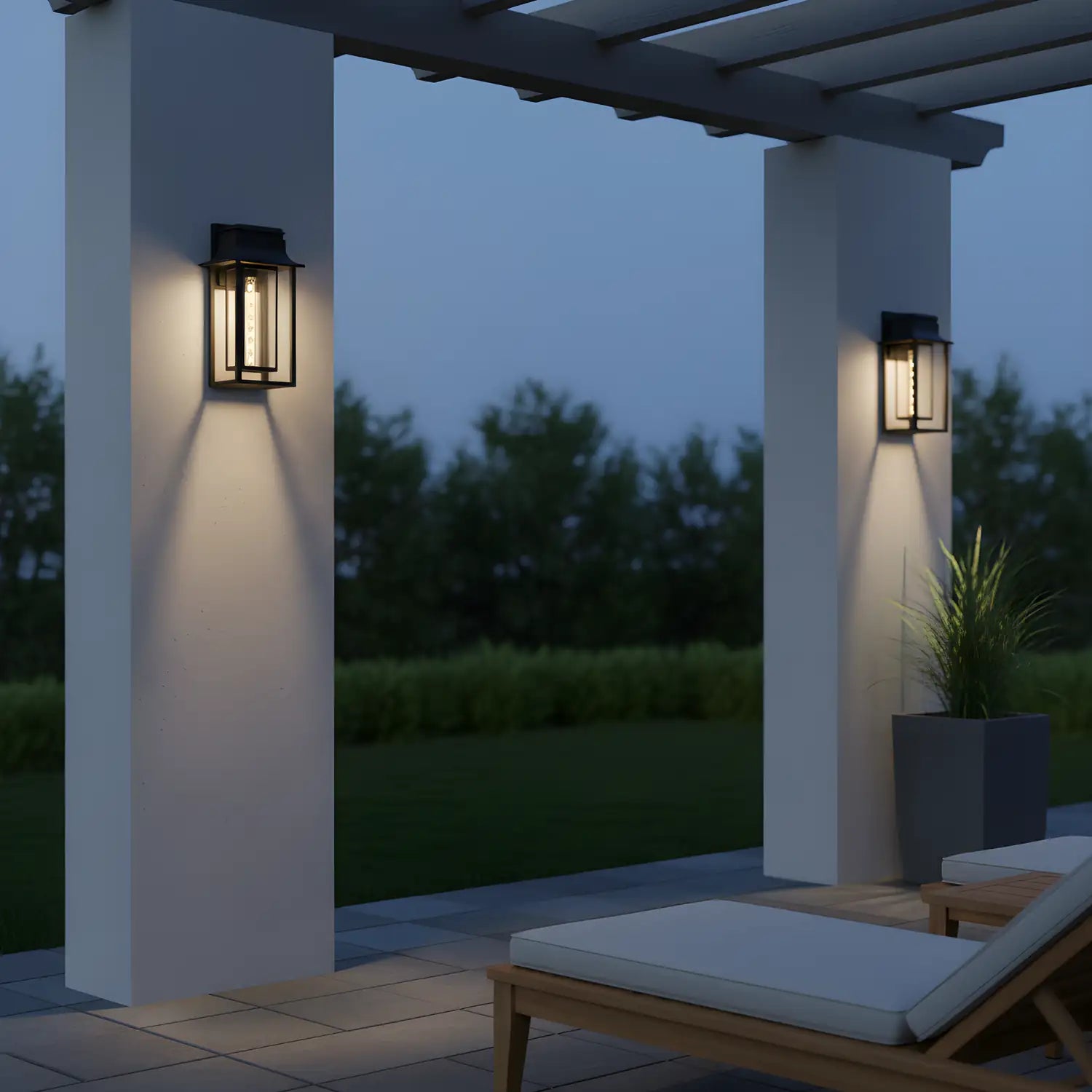 QUOIZEL, GARNER OUTDOOR LANTERN, OUTDOOR WALL LIGHTS
