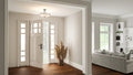 QUOIZEL, GRIFFIN SEMI-FLUSH MOUNT, SEMI FLUSH MOUNT LIGHT