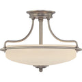 QUOIZEL, GRIFFIN SEMI-FLUSH MOUNT, SEMI FLUSH MOUNT LIGHT