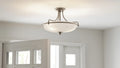 QUOIZEL, GRIFFIN SEMI-FLUSH MOUNT, SEMI FLUSH MOUNT LIGHT