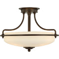 QUOIZEL, GRIFFIN SEMI-FLUSH MOUNT, SEMI FLUSH MOUNT LIGHT