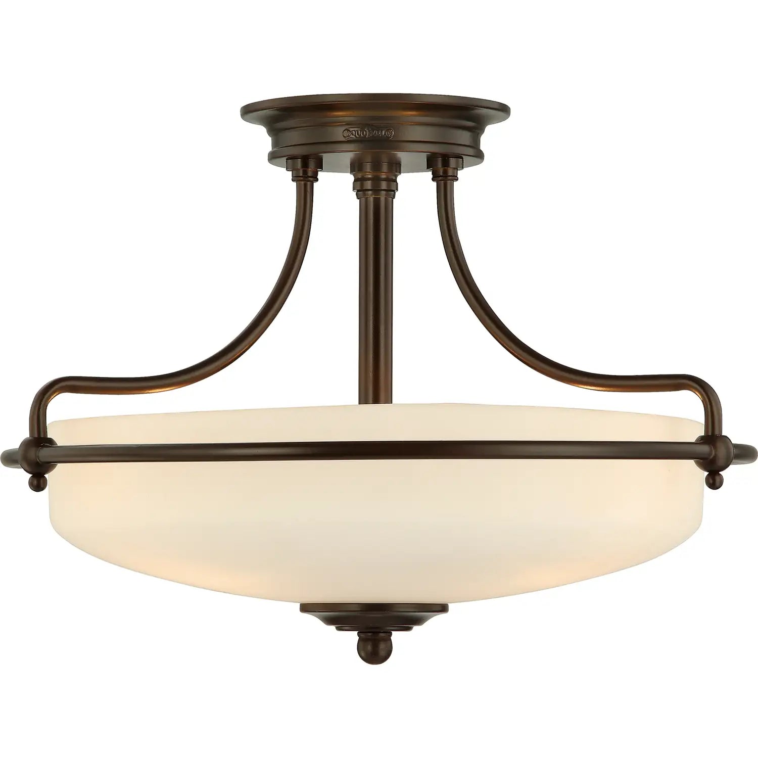 QUOIZEL, GRIFFIN SEMI-FLUSH MOUNT, SEMI FLUSH MOUNT LIGHT