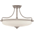 QUOIZEL, GRIFFIN SEMI-FLUSH MOUNT, SEMI FLUSH MOUNT LIGHT