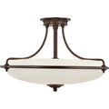 QUOIZEL, GRIFFIN SEMI-FLUSH MOUNT, SEMI FLUSH MOUNT LIGHT