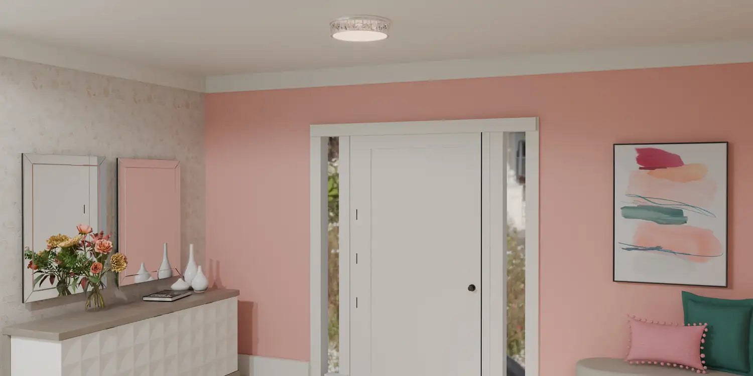 QUOIZEL, GIBSON FLUSH MOUNT, FLUSH MOUNT CEILING LIGHTS