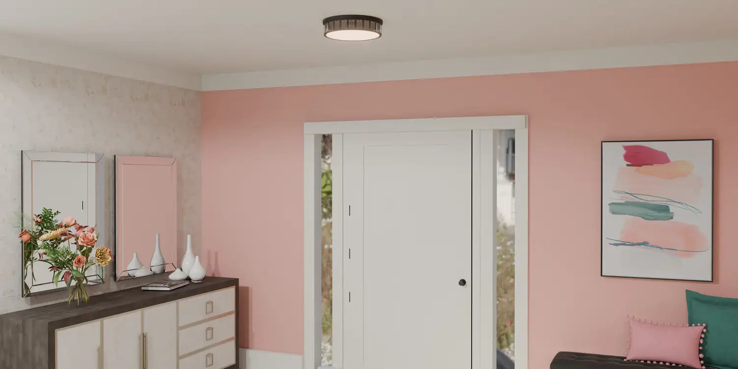 QUOIZEL, GIBSON FLUSH MOUNT, FLUSH MOUNT CEILING LIGHTS