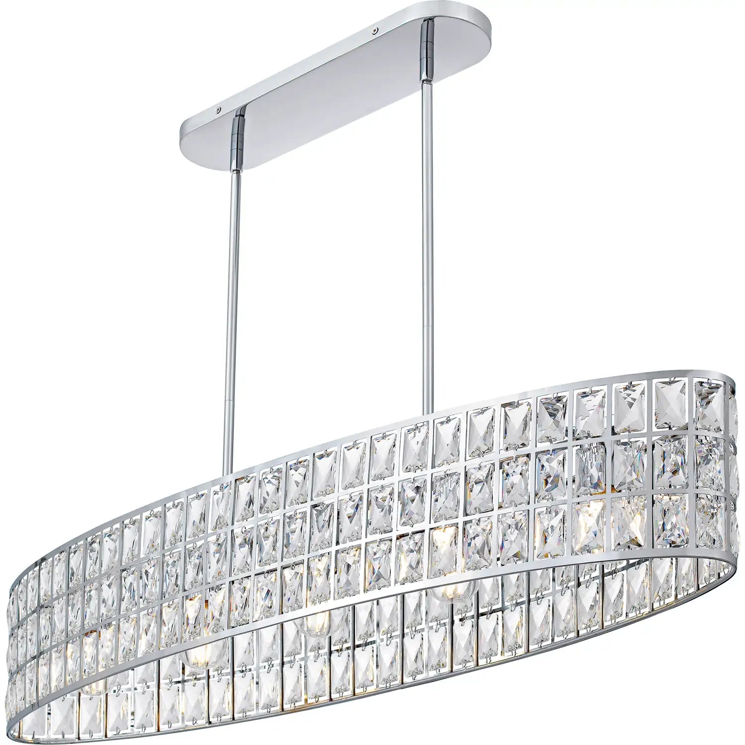QUOIZEL, GIBSON ISLAND CHANDELIER, LINEAR LIGHT