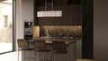 QUOIZEL, GIBSON ISLAND CHANDELIER, LINEAR LIGHT