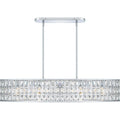 QUOIZEL, GIBSON ISLAND CHANDELIER, LINEAR LIGHT