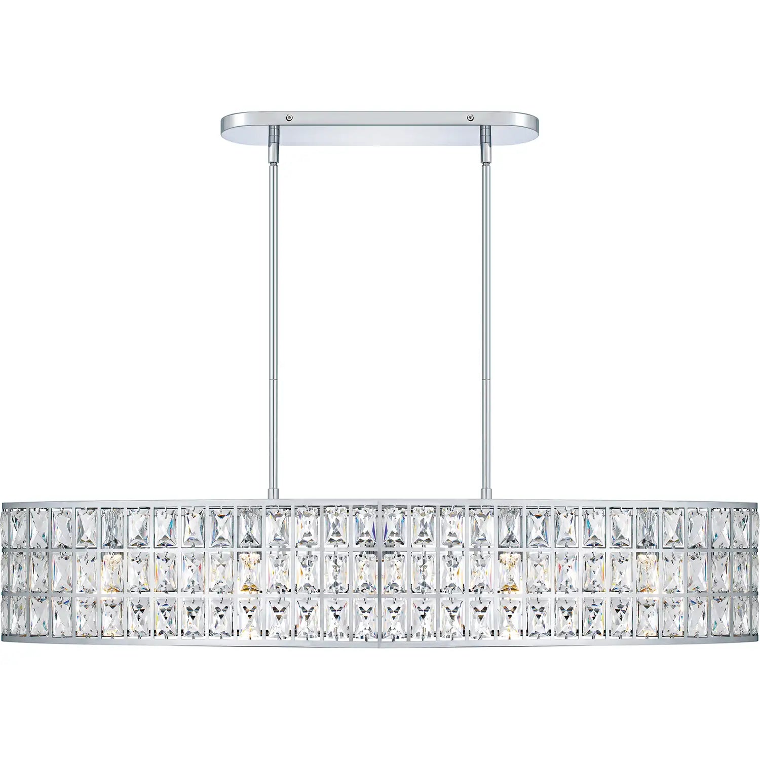 QUOIZEL, GIBSON ISLAND CHANDELIER, LINEAR LIGHT