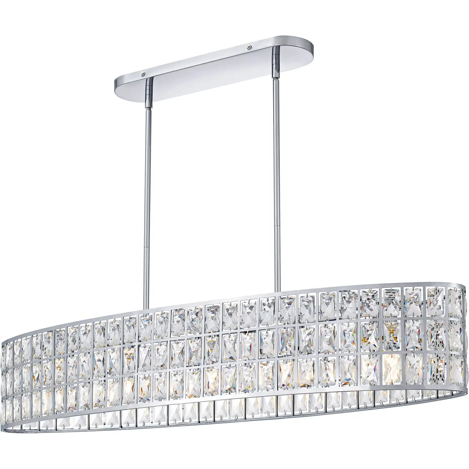 QUOIZEL, GIBSON ISLAND CHANDELIER, LINEAR LIGHT