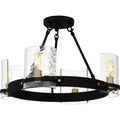 QUOIZEL, GLOUCESTER SEMI-FLUSH MOUNT, SEMI FLUSH MOUNT LIGHT