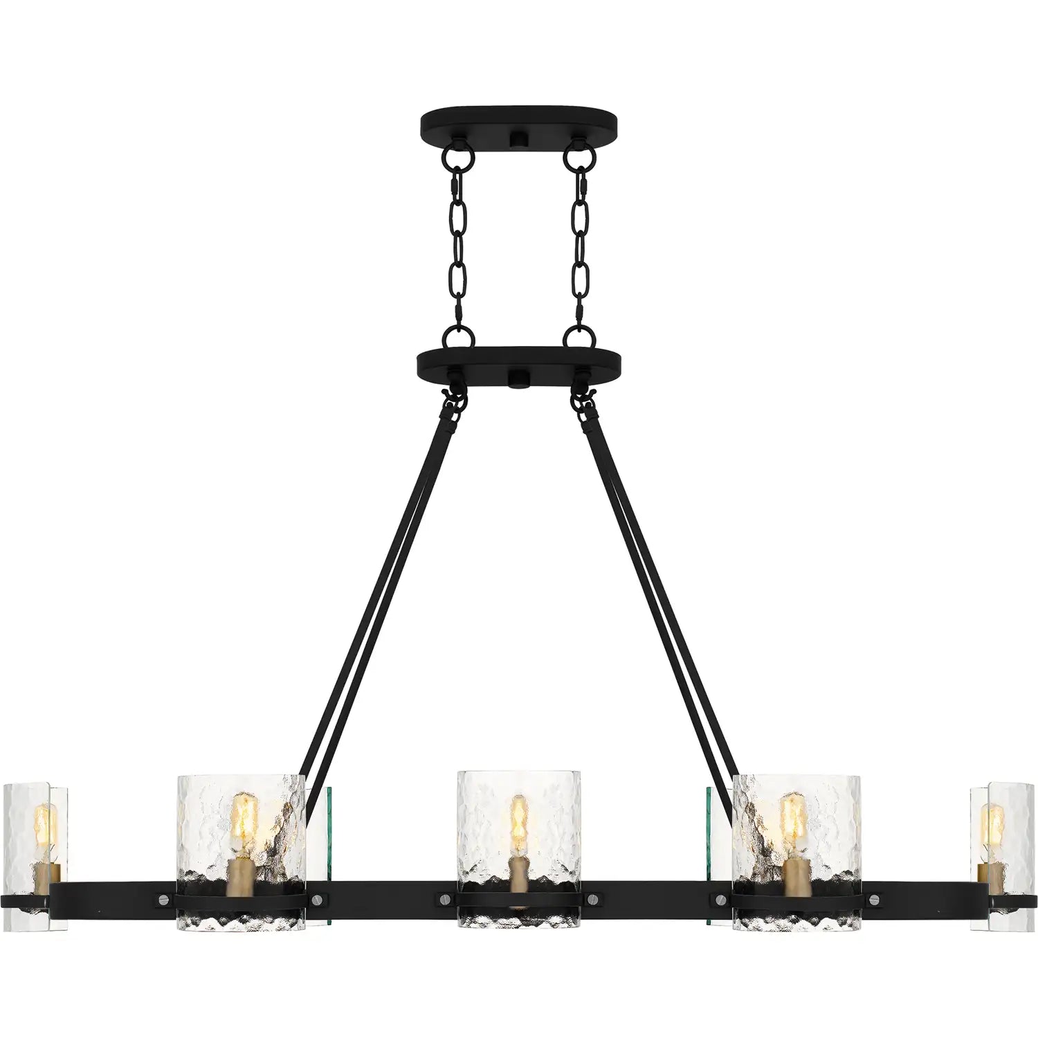 QUOIZEL, GLOUCESTER ISLAND CHANDELIER, LINEAR LIGHT