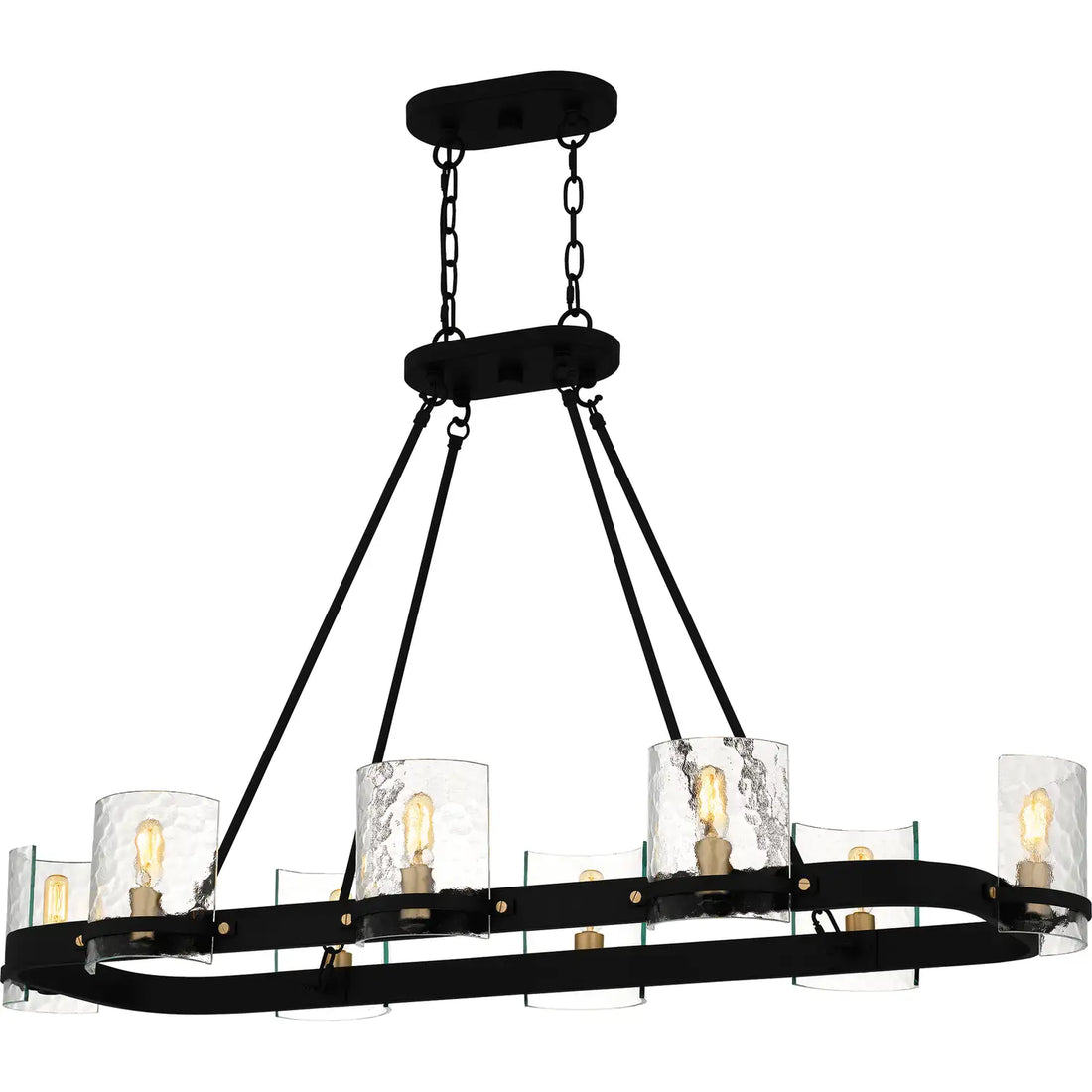 QUOIZEL, GLOUCESTER ISLAND CHANDELIER, LINEAR LIGHT