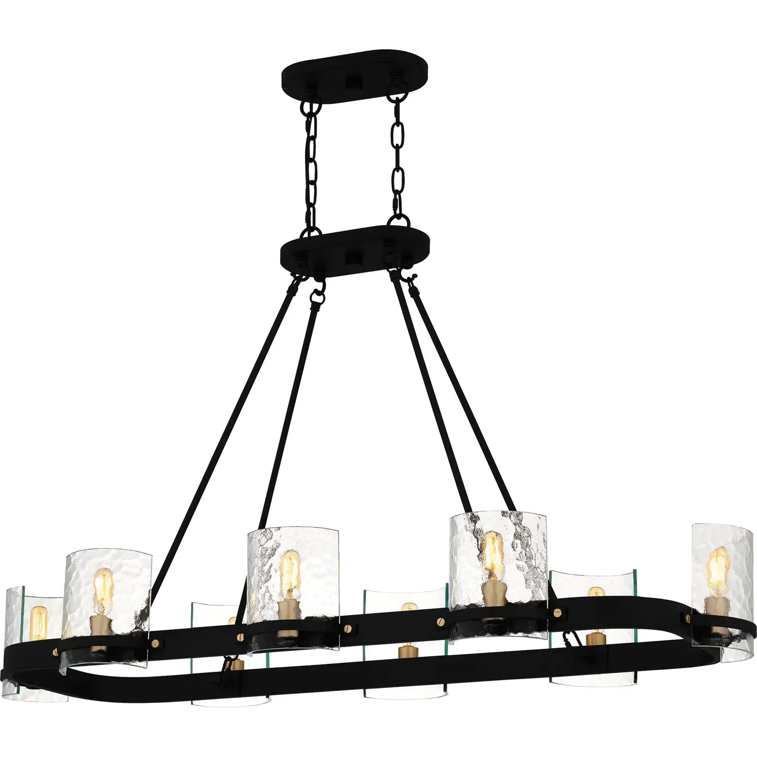 QUOIZEL, GLOUCESTER ISLAND CHANDELIER, LINEAR LIGHT