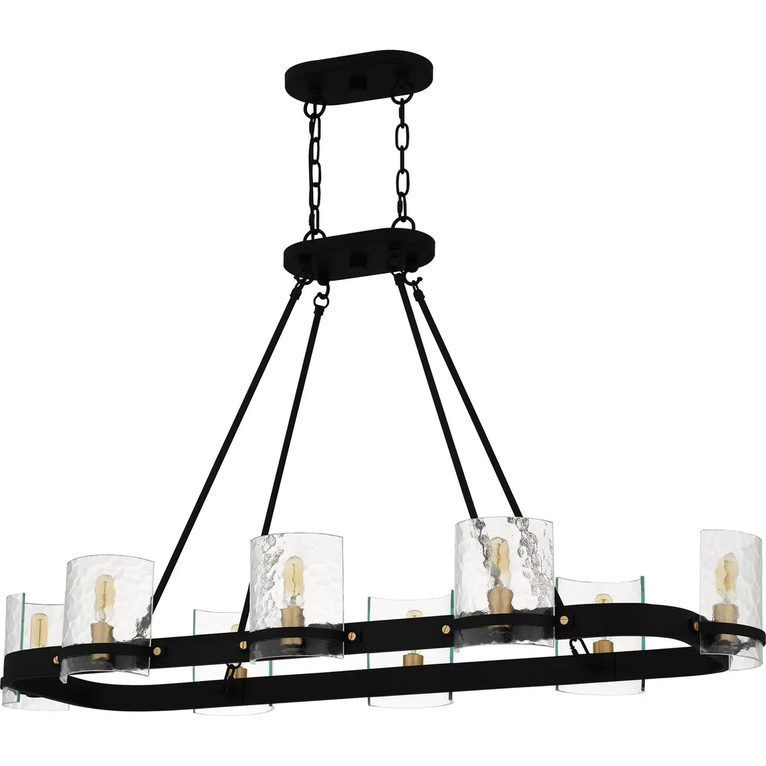 QUOIZEL, GLOUCESTER ISLAND CHANDELIER, LINEAR LIGHT