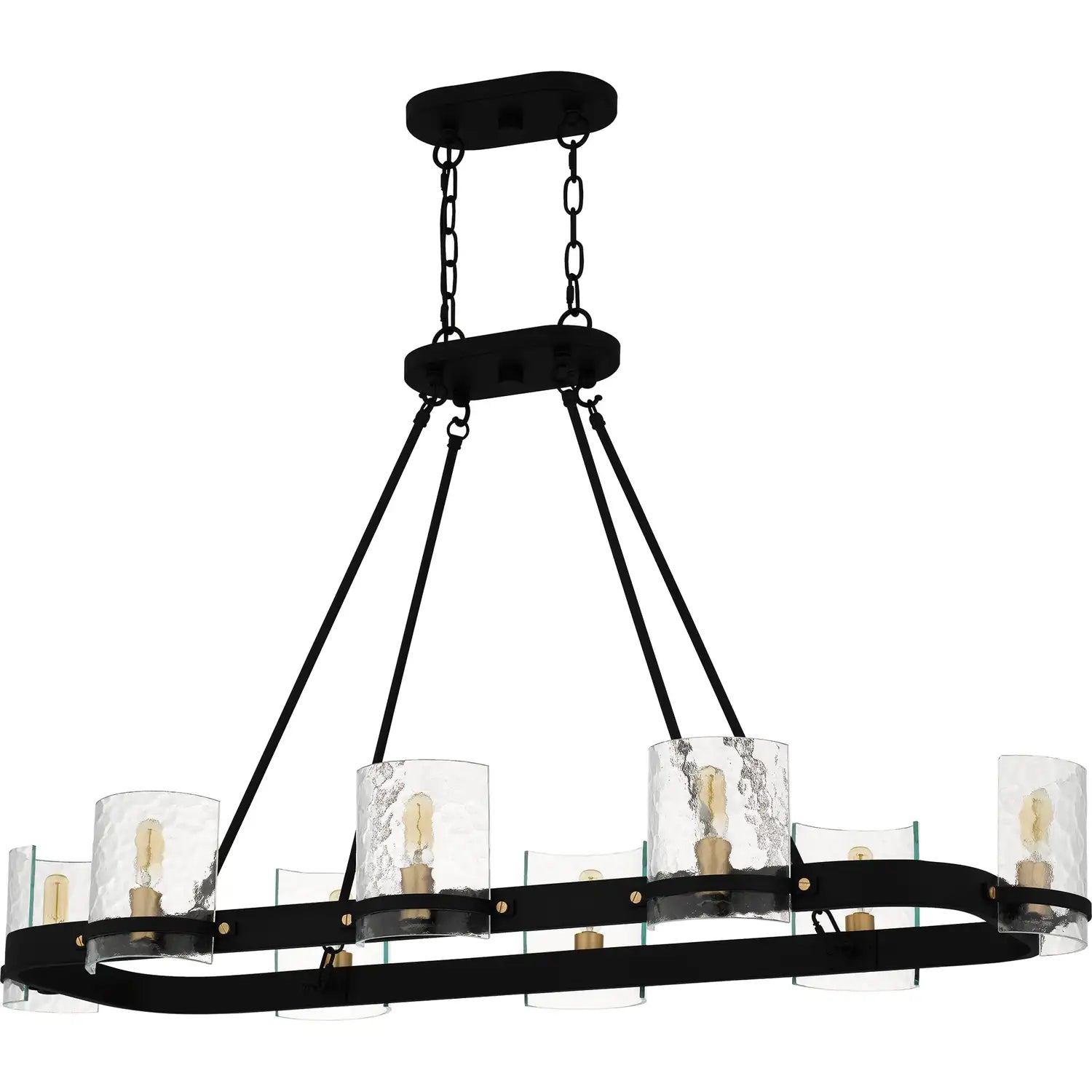 QUOIZEL, GLOUCESTER ISLAND CHANDELIER, LINEAR LIGHT