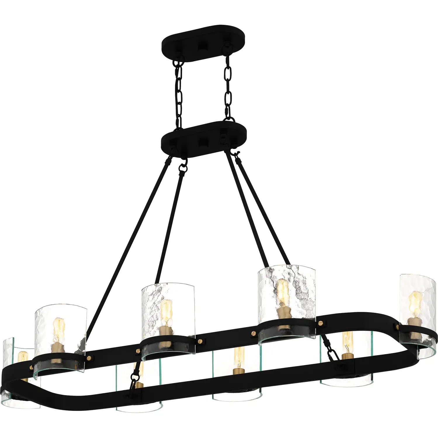 QUOIZEL, GLOUCESTER ISLAND CHANDELIER, LINEAR LIGHT