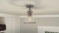 QUOIZEL, GRANT SEMI-FLUSH MOUNT, SEMI FLUSH MOUNT LIGHT