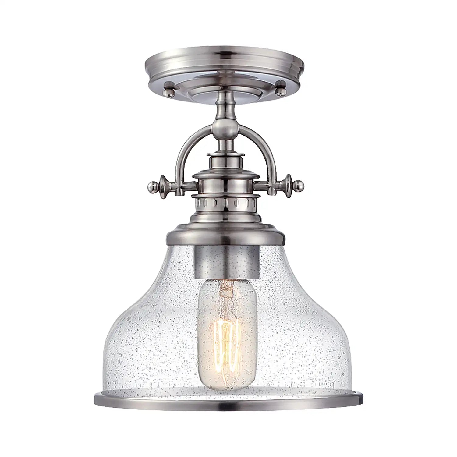 QUOIZEL, GRANT SEMI-FLUSH MOUNT, SEMI FLUSH MOUNT LIGHT