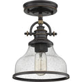 QUOIZEL, GRANT SEMI-FLUSH MOUNT, SEMI FLUSH MOUNT LIGHT