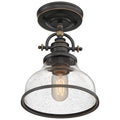 QUOIZEL, GRANT SEMI-FLUSH MOUNT, SEMI FLUSH MOUNT LIGHT