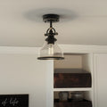 QUOIZEL, GRANT SEMI-FLUSH MOUNT, SEMI FLUSH MOUNT LIGHT