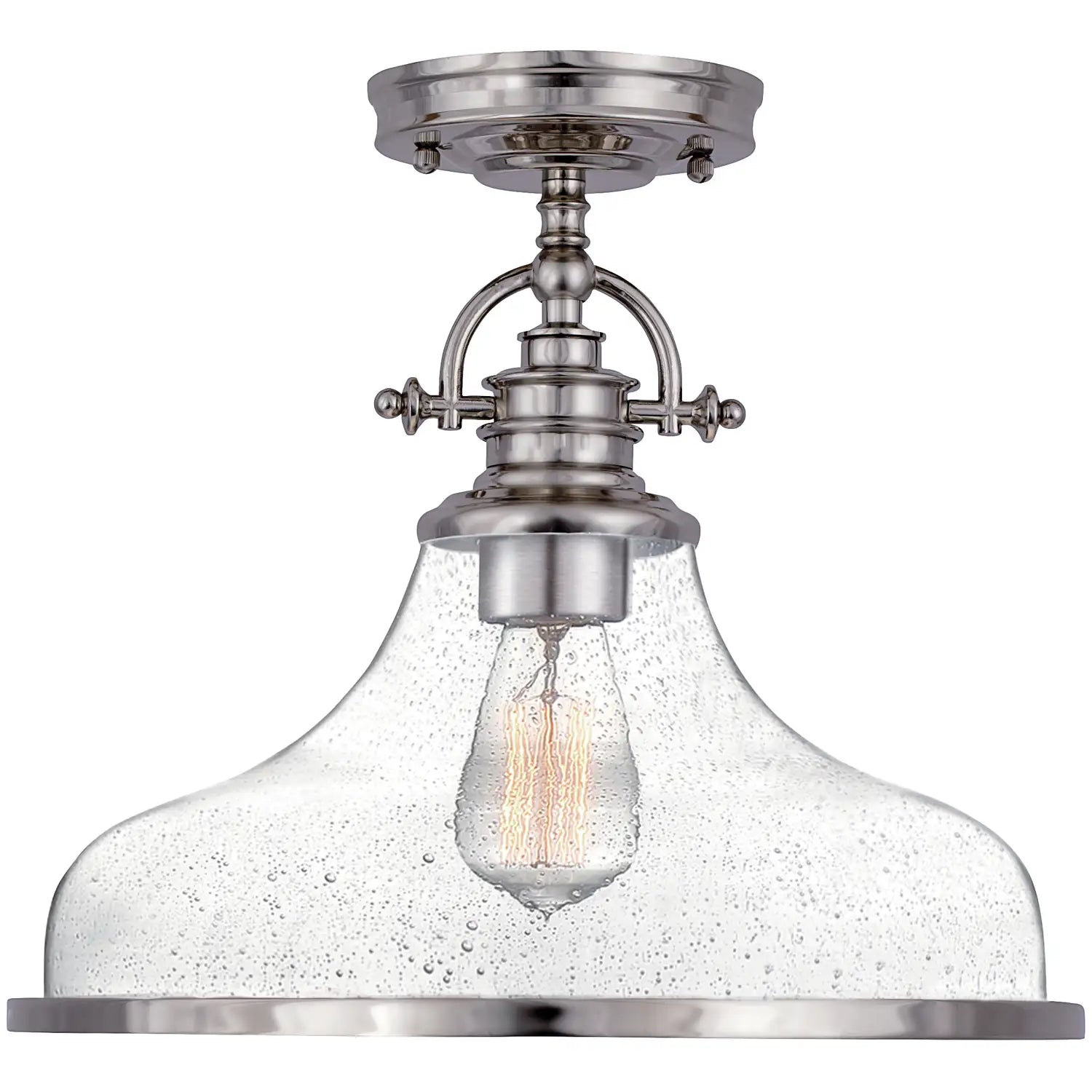 QUOIZEL, GRANT SEMI-FLUSH MOUNT, SEMI FLUSH MOUNT LIGHT