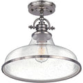 QUOIZEL, GRANT SEMI-FLUSH MOUNT, SEMI FLUSH MOUNT LIGHT