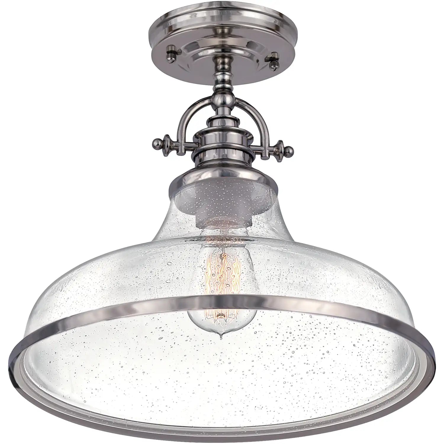 QUOIZEL, GRANT SEMI-FLUSH MOUNT, SEMI FLUSH MOUNT LIGHT