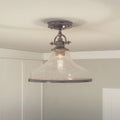 QUOIZEL, GRANT SEMI-FLUSH MOUNT, SEMI FLUSH MOUNT LIGHT
