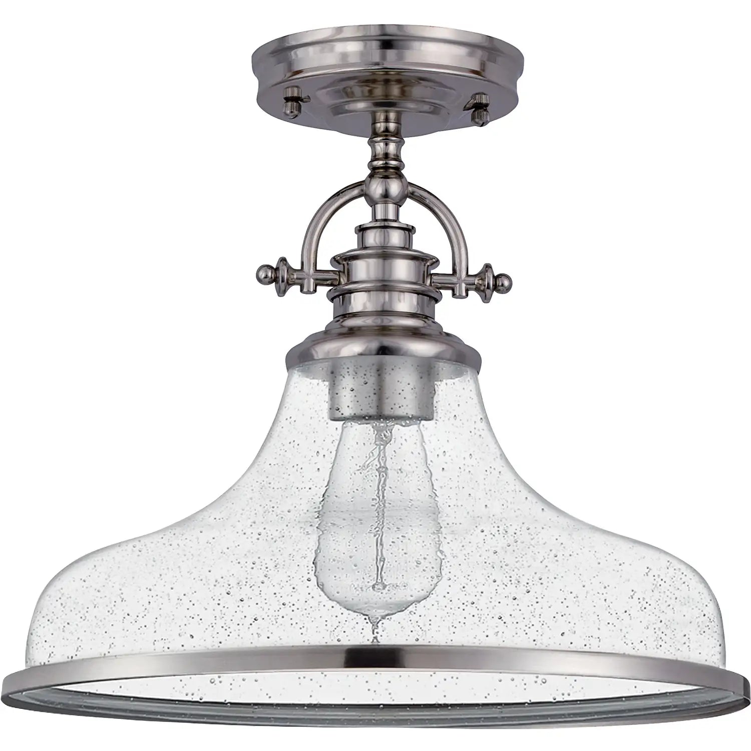 QUOIZEL, GRANT SEMI-FLUSH MOUNT, SEMI FLUSH MOUNT LIGHT