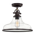 QUOIZEL, GRANT SEMI-FLUSH MOUNT, SEMI FLUSH MOUNT LIGHT