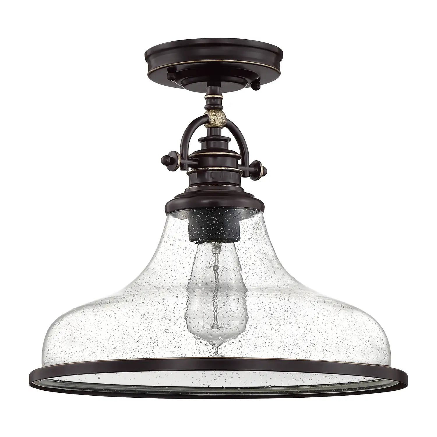 QUOIZEL, GRANT SEMI-FLUSH MOUNT, SEMI FLUSH MOUNT LIGHT