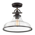 QUOIZEL, GRANT SEMI-FLUSH MOUNT, SEMI FLUSH MOUNT LIGHT