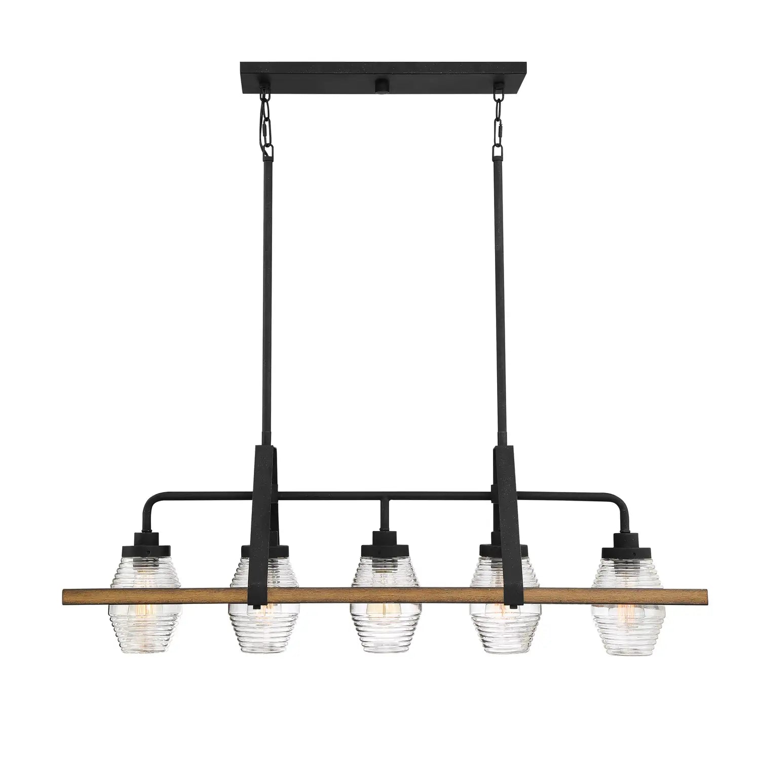 QUOIZEL, GUILFORD ISLAND CHANDELIER, LINEAR LIGHT