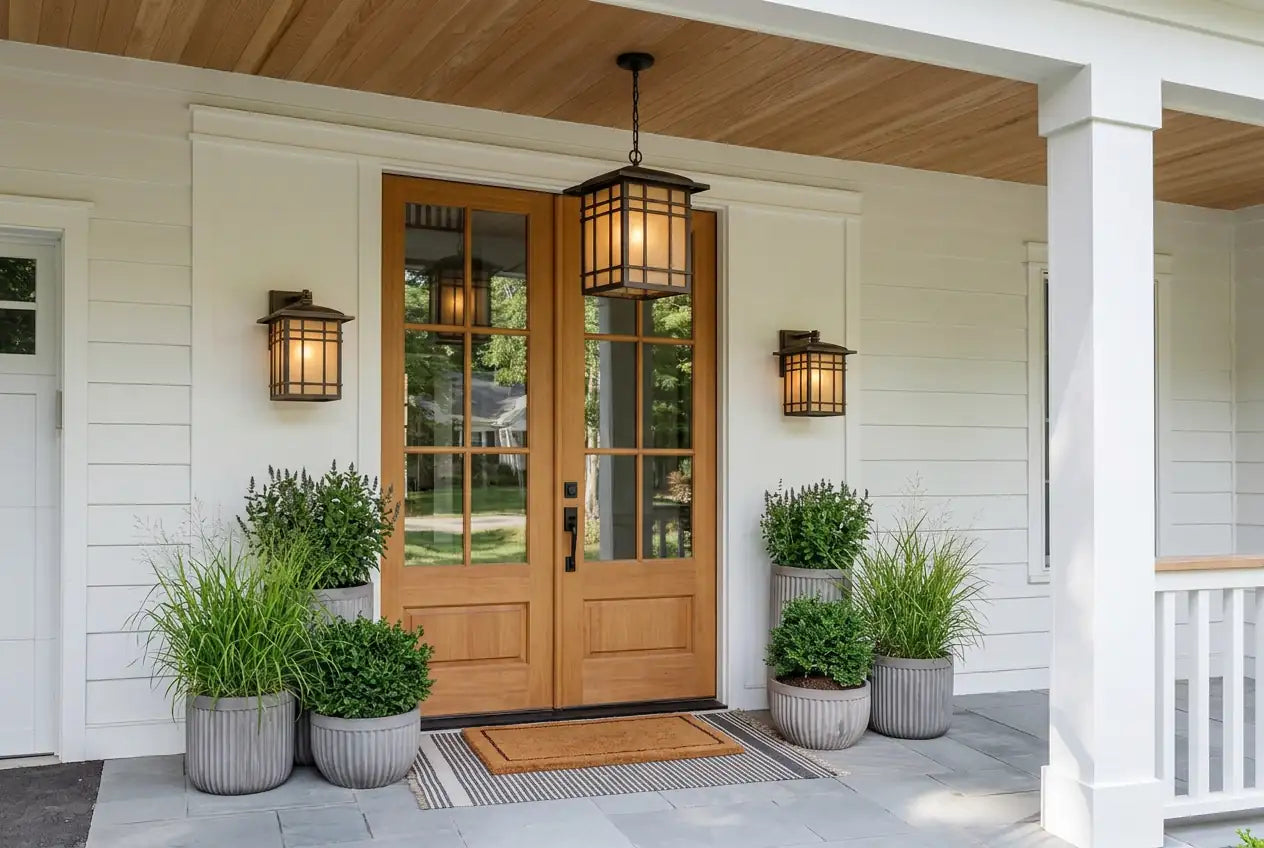 QUOIZEL, HILLCREST OUTDOOR LANTERN, OUTDOOR CEILING LIGHTS
