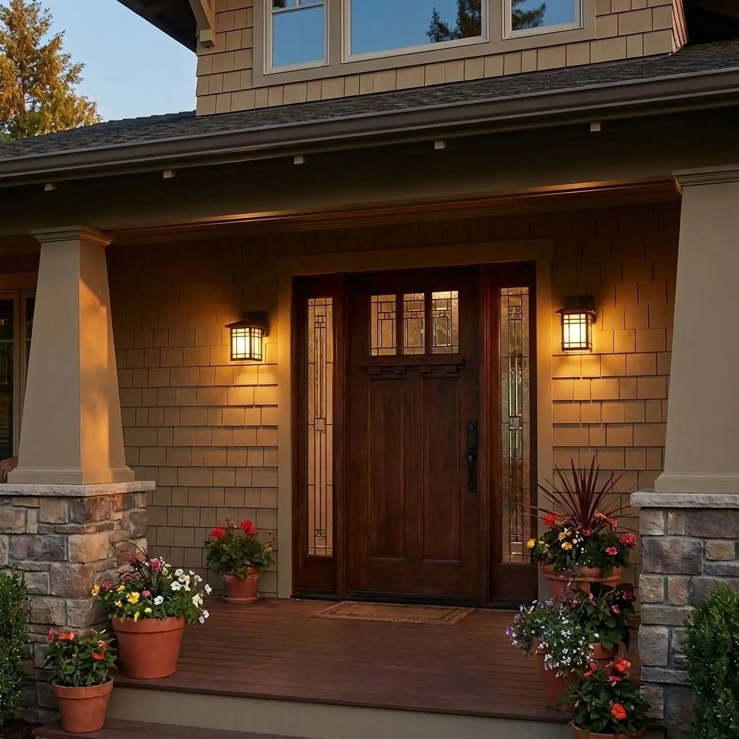 QUOIZEL, HILLCREST OUTDOOR LANTERN, OUTDOOR CEILING LIGHTS