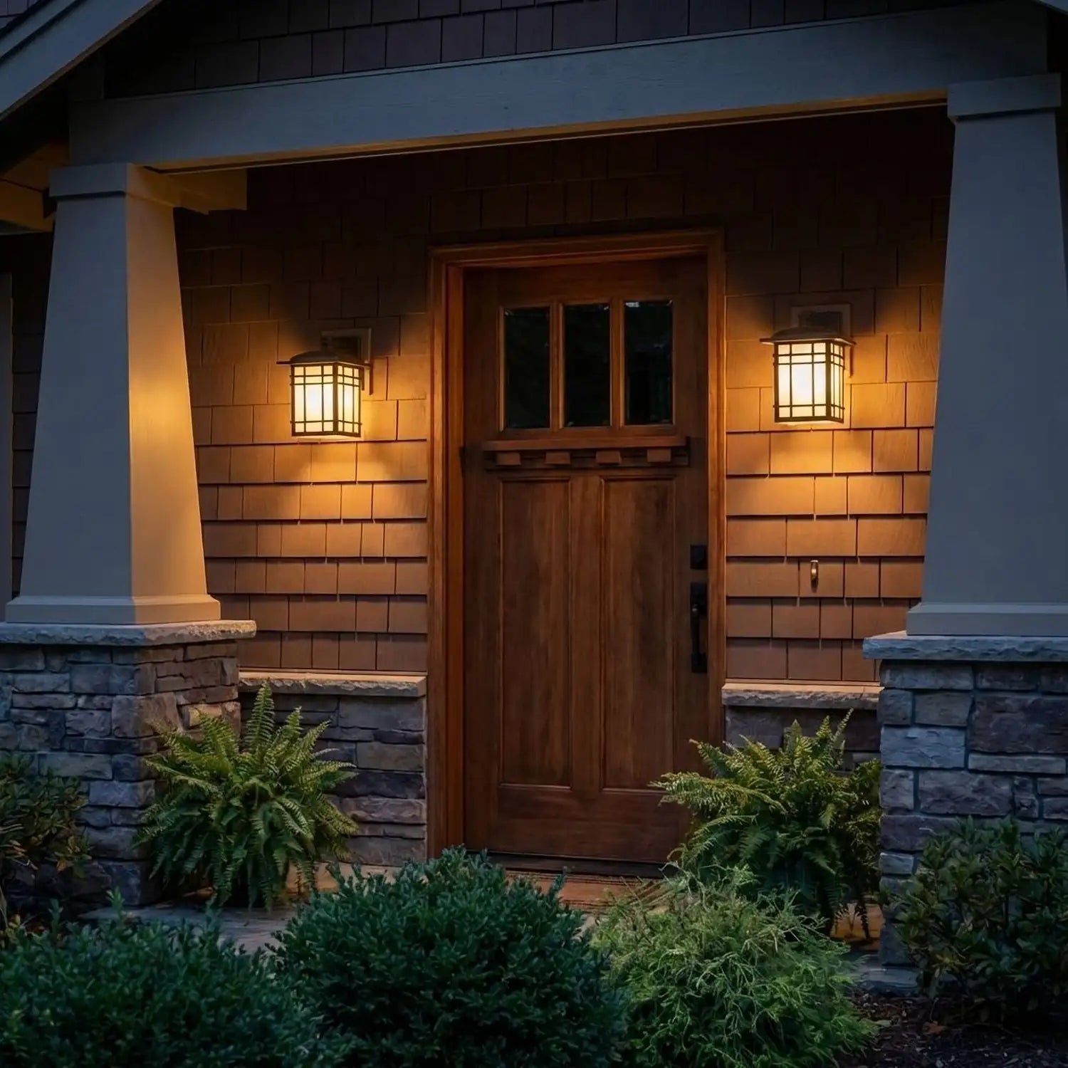 QUOIZEL, HILLCREST OUTDOOR LANTERN, OUTDOOR CEILING LIGHTS