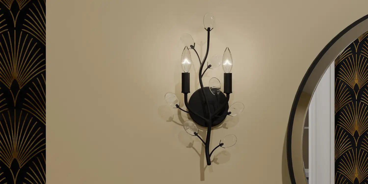 QUOIZEL, HEIRESS WALL SCONCE, WALL SCONCES