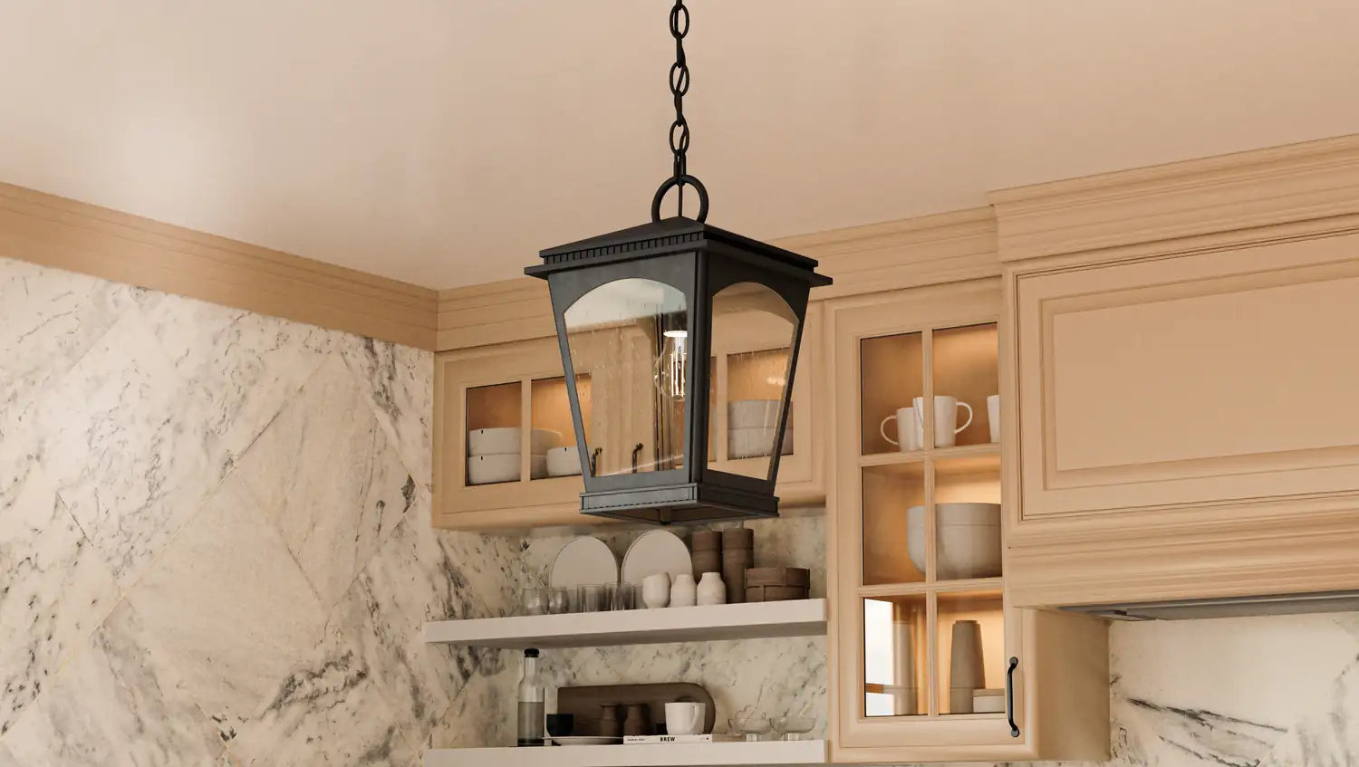 QUOIZEL, HUCK PENDANT, PENDANT LIGHT