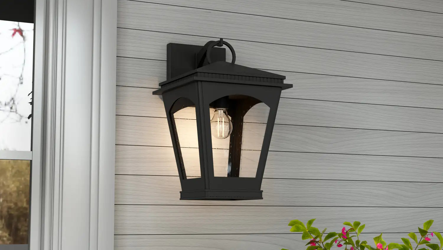 QUOIZEL, HUCK OUTDOOR LANTERN, OUTDOOR CEILING LIGHTS