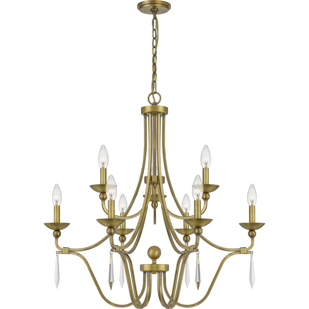 QUOIZEL, JOULES CHANDELIER, CHANDELIER LIGHT