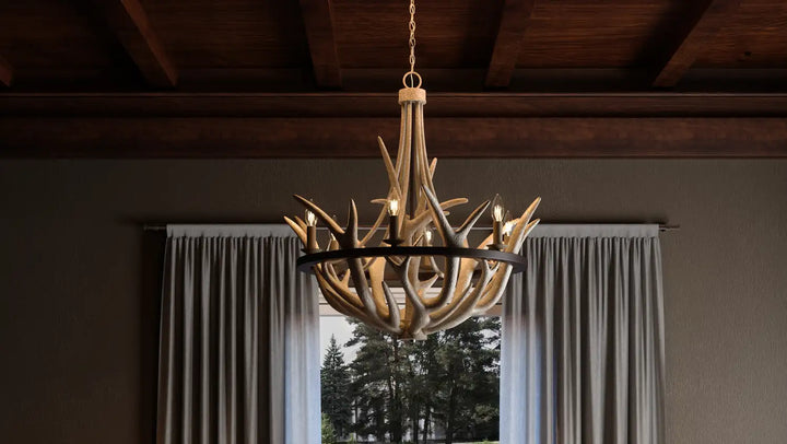 QUOIZEL, JOURNEY CHANDELIER, CHANDELIER LIGHT