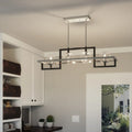 QUOIZEL, KANE ISLAND CHANDELIER, LINEAR LIGHT