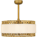 QUOIZEL, KATE FANDELIER, SEMI FLUSH MOUNT LIGHT
