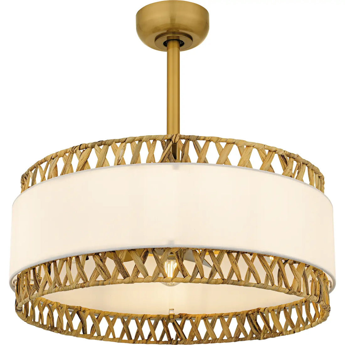 QUOIZEL, KATE FANDELIER, SEMI FLUSH MOUNT LIGHT