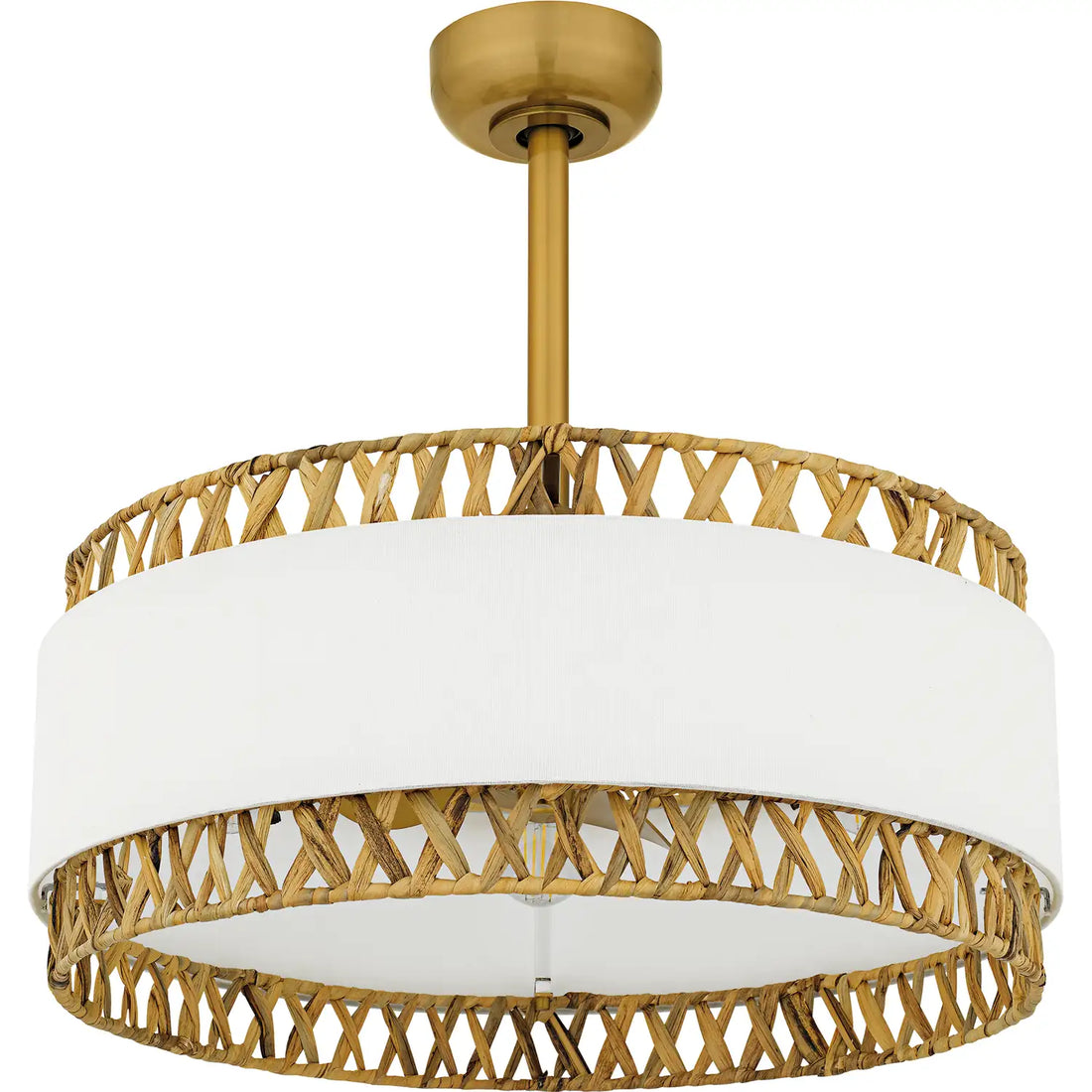 QUOIZEL, KATE FANDELIER, SEMI FLUSH MOUNT LIGHT